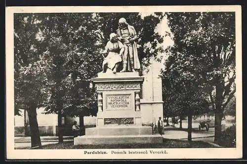 AK Pardubice, Pomník bratrancu Veverku