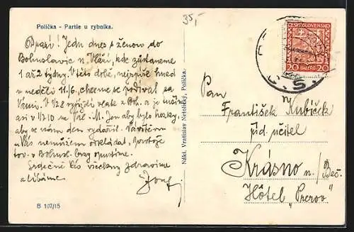 AK Policka, Partie u rybníka