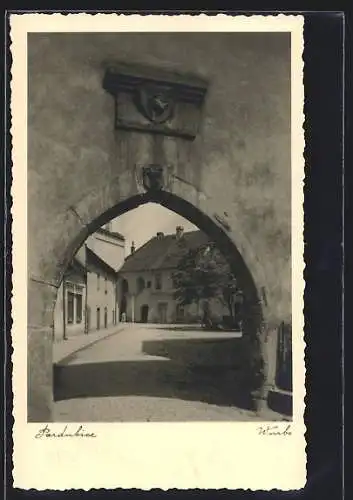 AK Pardubice, Blick durchs Tor