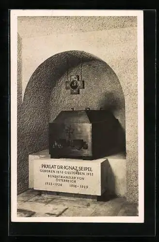 AK Prälat Dr. Ignaz Seipel, Bundeskanzler von Österreich