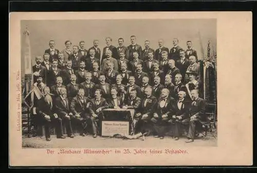 AK Neubauer Männerchor im 25. Jahre seines Bestandes