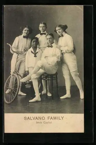AK Salvano Family, Zirkus Strassburger, Trick Cyclist