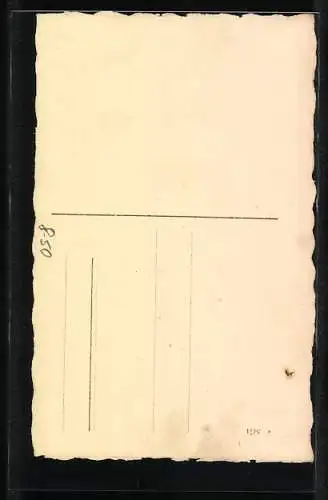 Foto-AK Fabrikarbeiter an einer Maschine