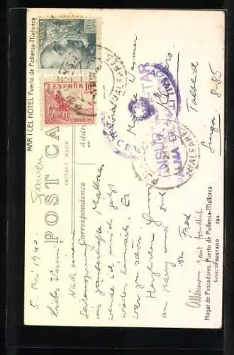 AK Korbflechter bei der Arbeit