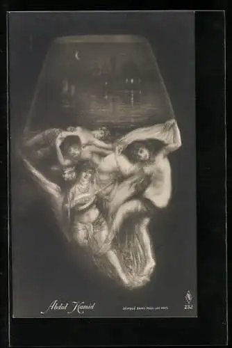 AK Abdul Hamid aus der Türkei, Meer im Hut und Frauengestalten im Kopf