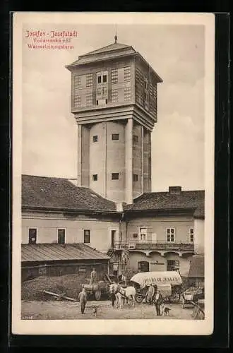 AK Josefstadt / Josefov / Jaromer, Vodárenská vez, Wasserleitungsturm
