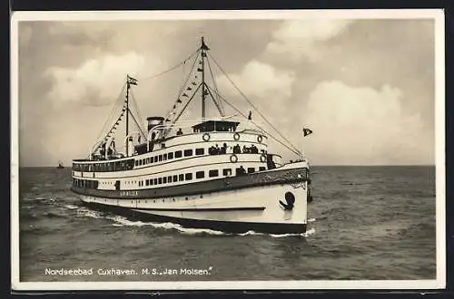 AK MS Jan Molsen in Fahrt