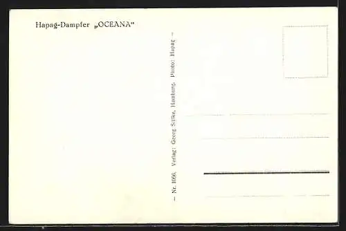 AK Hapag-Dampfer Oceana