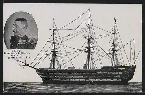 AK HMS Victory, Admiral Sir Archibald L. Douglas