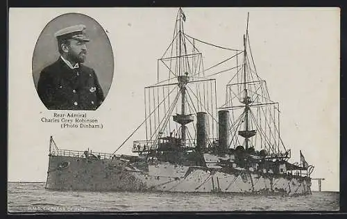 AK HMS Empress of India, Rear Admiral Charles Grey Robinson