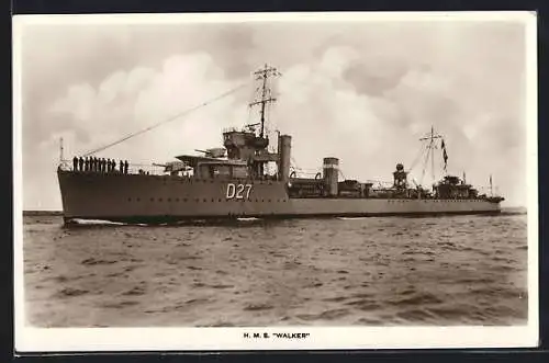 AK HMS Walker in Fahrt