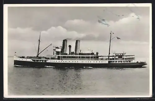 AK Passagierschiff Glückauf in voller Fahrt