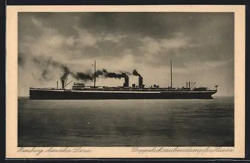 AK Passagierschiff Hansa in ruhiger See, Hamburg-Amerika-Linie