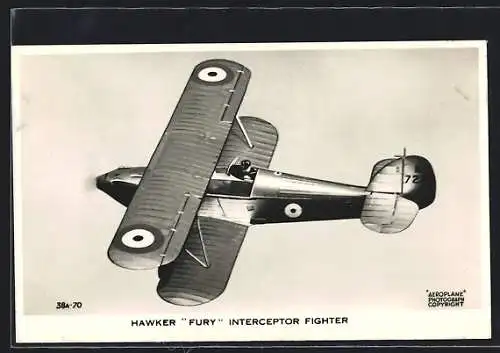 AK Flugzeug: Hawker Fury Interceptor Fighter