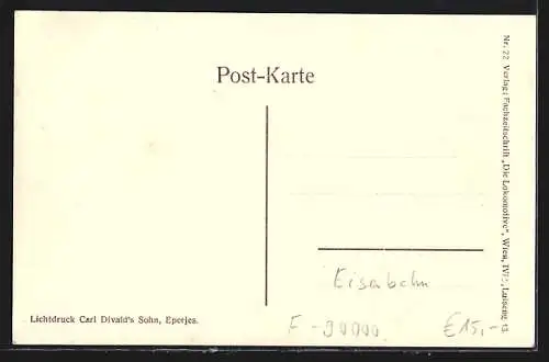 AK 2C1 Viercyl. Verb. Pacific Schnellzuglok. der französ. Südbahn mit Rauchröhren-Überhitzer Patent W. Schmidt