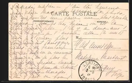 AK Lunéville, Atterissage d`un Zeppelin