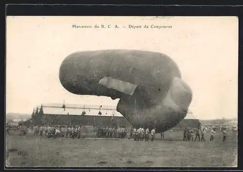 AK Départ du Campement, Ballon