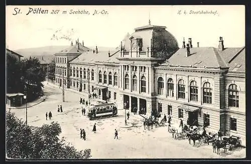 AK St. Pölten, Am K. k. Staatsbahnhof