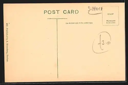 AK Durban, West Street, Strassenbahn