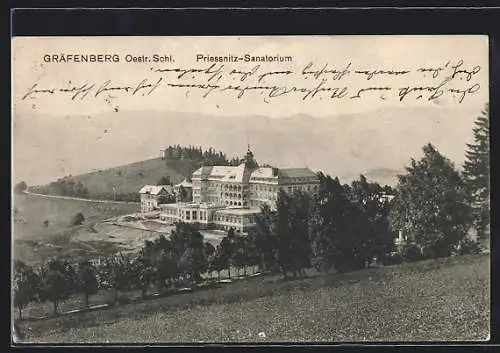 AK Gräfenberg /Oestr. Schl., Priessnitz-Sanatorium