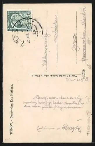 AK Tisnov, Sanatorium Dra Kuthana