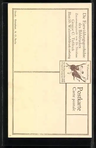 Künstler-AK Leipzig, Weltausstellung für Buchgewerbe u. Graphik 1914, Huldigung an Adolf Menzel