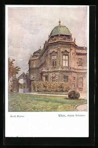 AK Deutscher Schulverein Nr. 1667: Schloss Belvedere zu Wien