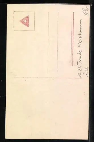AK Wilhelm Furtwängler, Fotografin Trude Fleischmann aus Wien