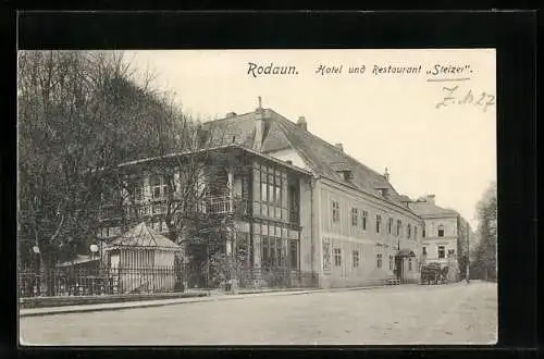 AK Wien-Rodaun, Hotel und Restaurant Stelzer in der Badgasse 7