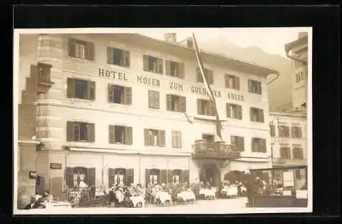 AK Hofgastein, Hotel Moser zum goldenen Adler