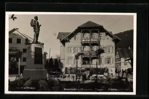 AK Alberschwende /Vlbg., Gasthof u. Hotel-Pension Taube-Post