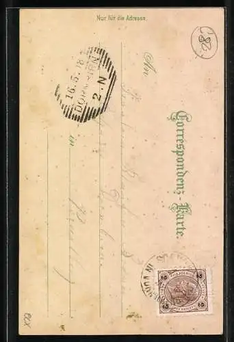 Lithographie Schwarzach /Vorarlberg, Gastwirtschaft Bad Ingrüne