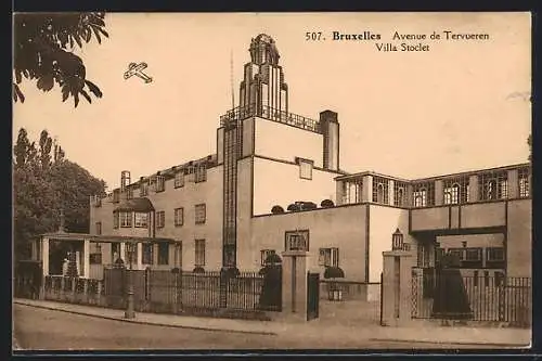 AK Brüssel / Bruxelles, Aveneu de Tervueren & Villa Stoclet