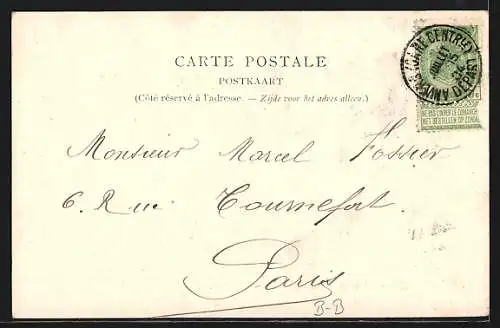 AK Brüssel / Bruxelles, Porte Louise