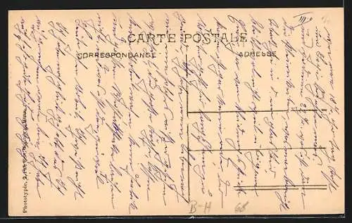 AK Charleroi, Rue du Ravin, Strassenpartie