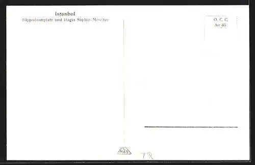 AK Istanbul, Hippodromplatz mit Obelisk