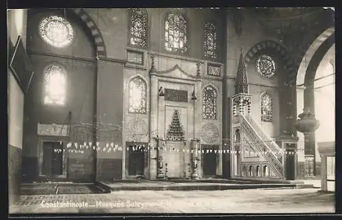 AK Istanboul, L`intérieur de la Mosquée Souleymanié