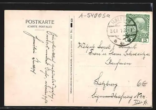 AK Hallein, Passanten am Schöndorfer-Platz