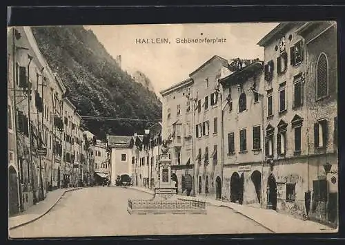 AK Hallein, Blick auf den Schöndorferplatz