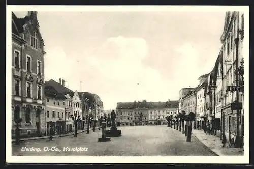AK Eferding /O.-Oe., Hauptplatz mit Kino