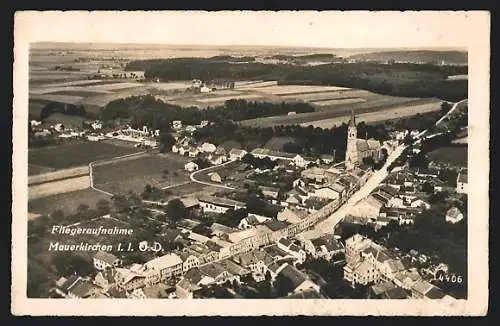 AK Mauerkirchen, Fliegeraufnahme