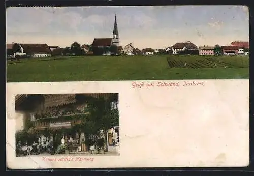 AK Schwand /Innkreis, Ortsansicht und Kammerstätter`s Handlung