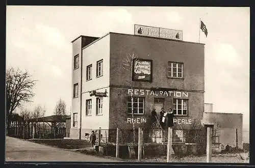 AK Mutterstadt /Rheinpfalz, Restaurant zur Rheinperle von Friedrich Fischer