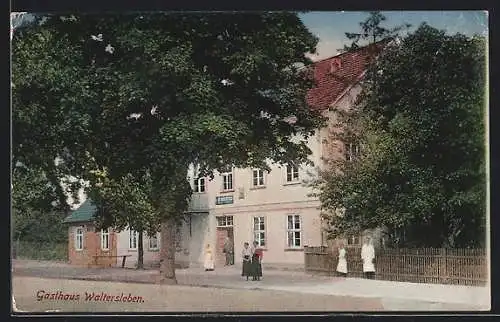 AK Waltersleben, Gasthaus Waltersleben
