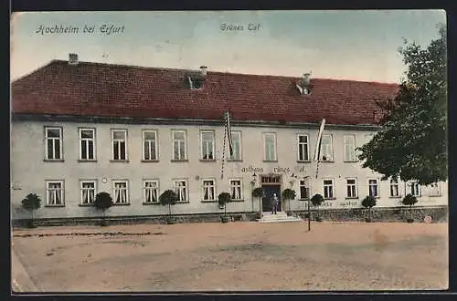 AK Hochheim bei Erfurt, Das Gasthaus Grünes Tal
