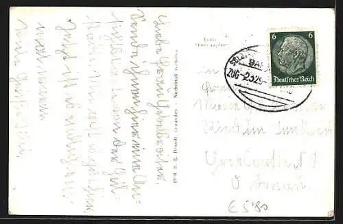 AK Offensee bei Ebensee, Kindersonnenheilstätte mit Wald