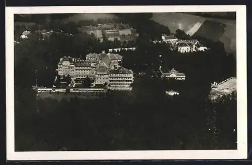 AK Grimmenstein, Heilanstalt Grimmenstein in einer Fliegeraufnahme