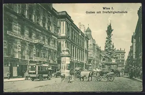 AK Wien, Graben mit Dreifaltigkeitssäule
