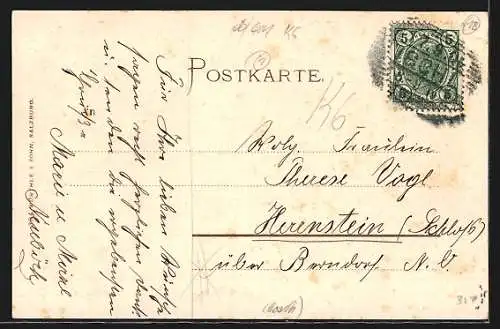 AK Hallstatt, Fernsicht g. Grub