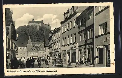 AK Kulmbach, Kressenstein mit Blick zur Plassenburg